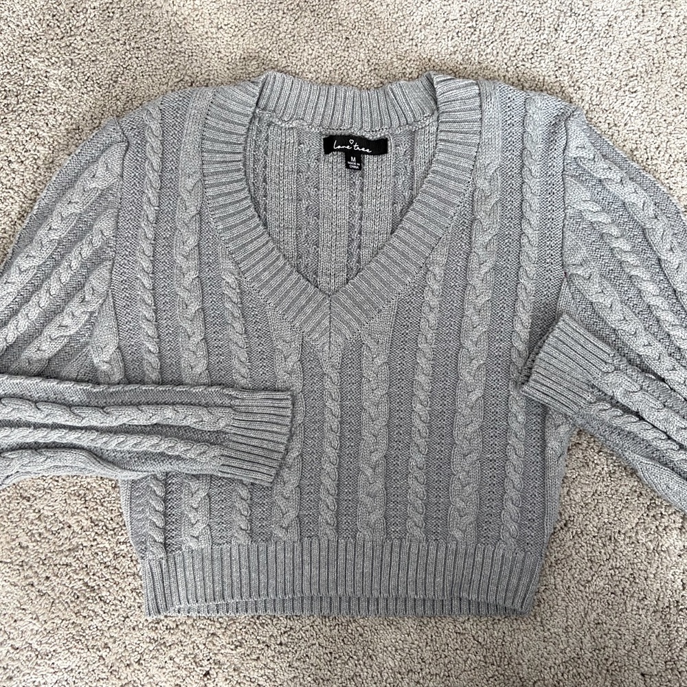Knitted Grey Longsleeve 🖤